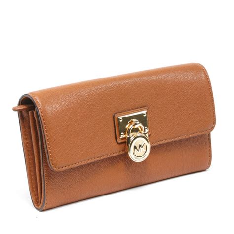 michael michael kors hamilton leather wallet|Michael Kors small wallet sale.